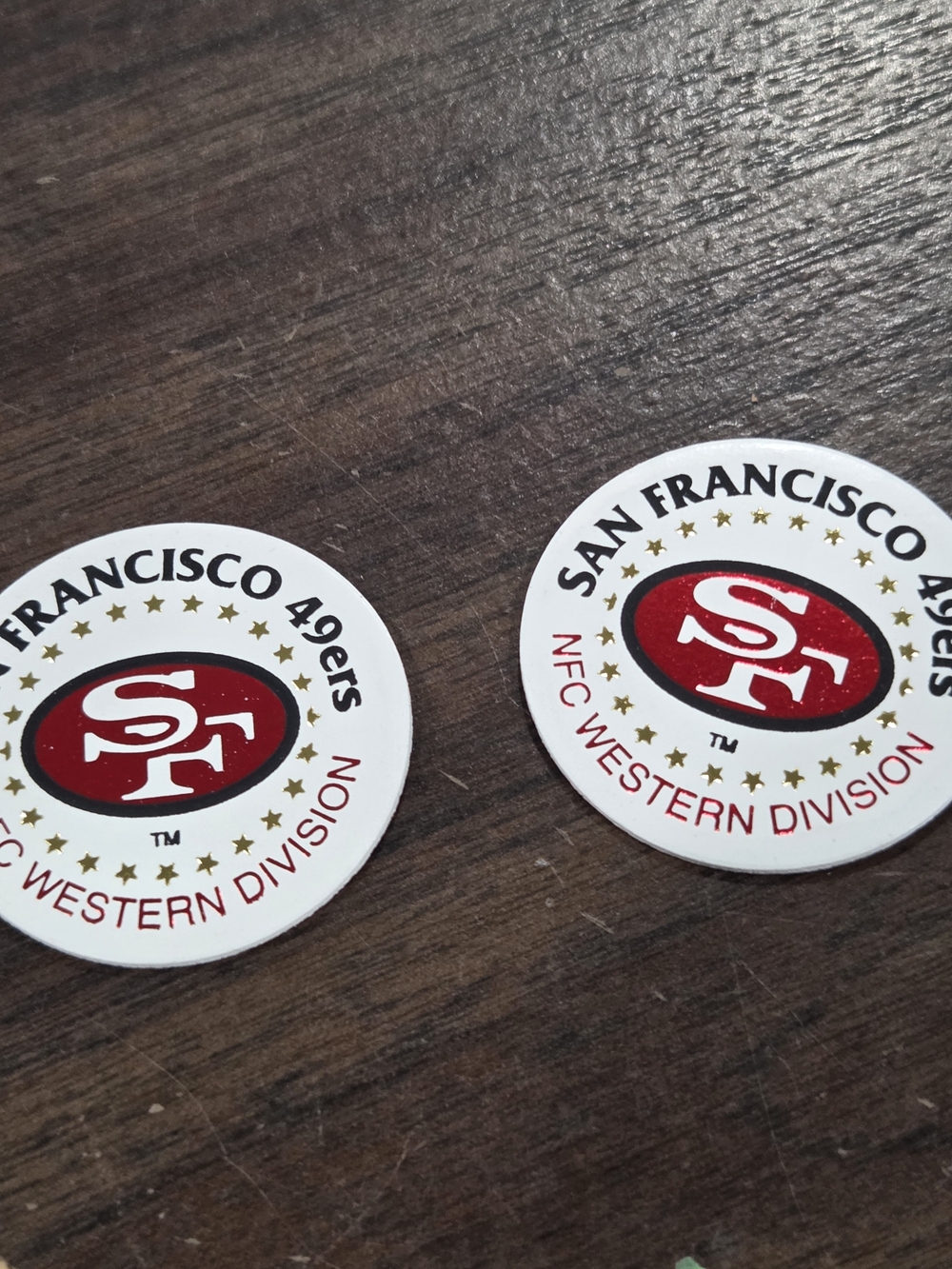 San Francisco 49ers Vintage 1994 Two Pogs